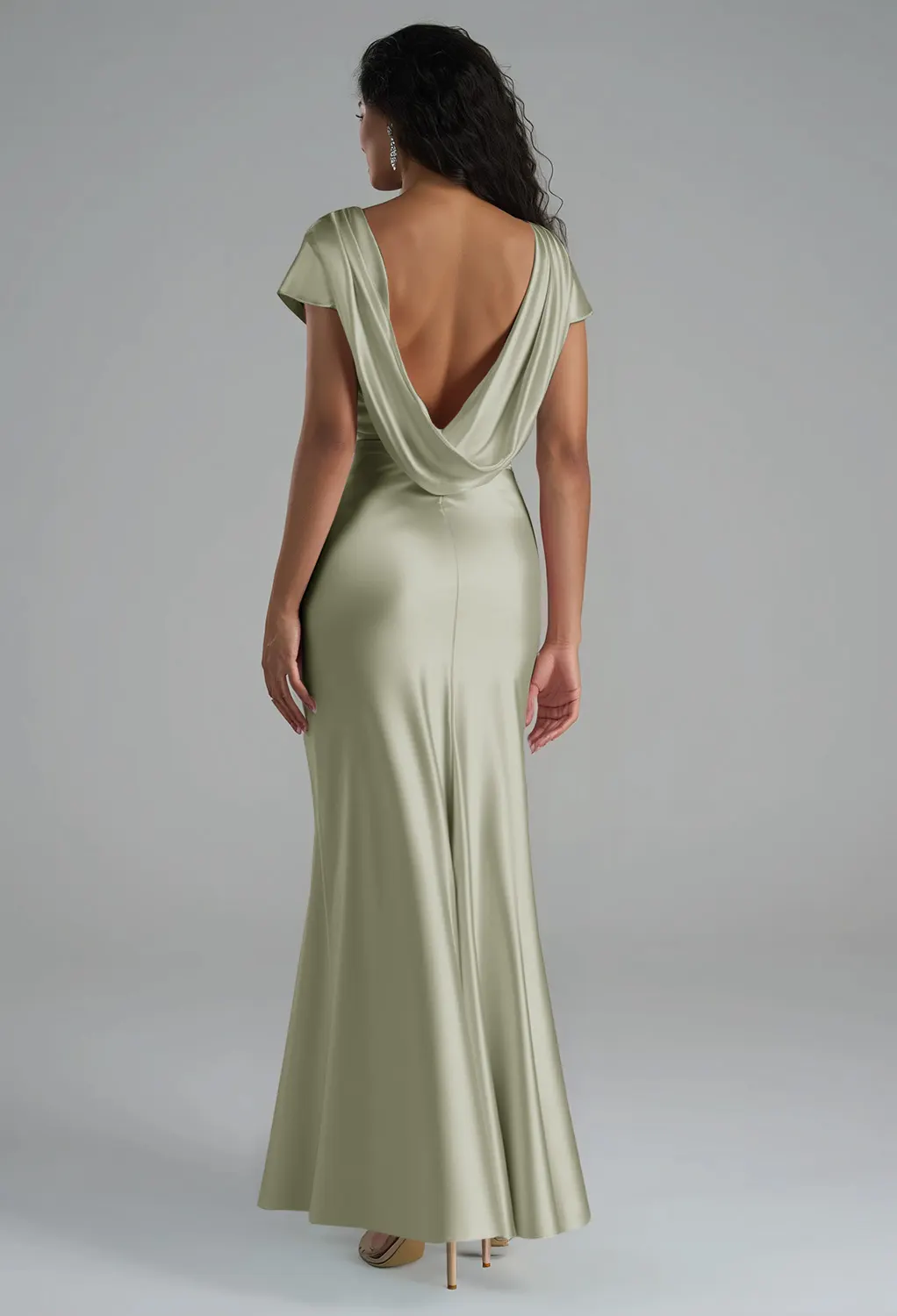 AW Lacey Sage Green  Bridesmaid Dresses